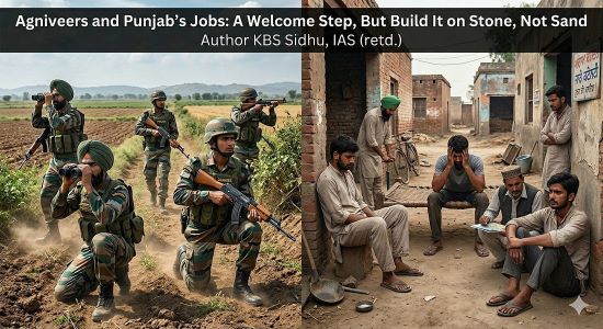 Agniveers and Punjab’s Jobs: A Welcome Step, But Build It on Stone, Not Sand-KBS Sidhu IAS Retd