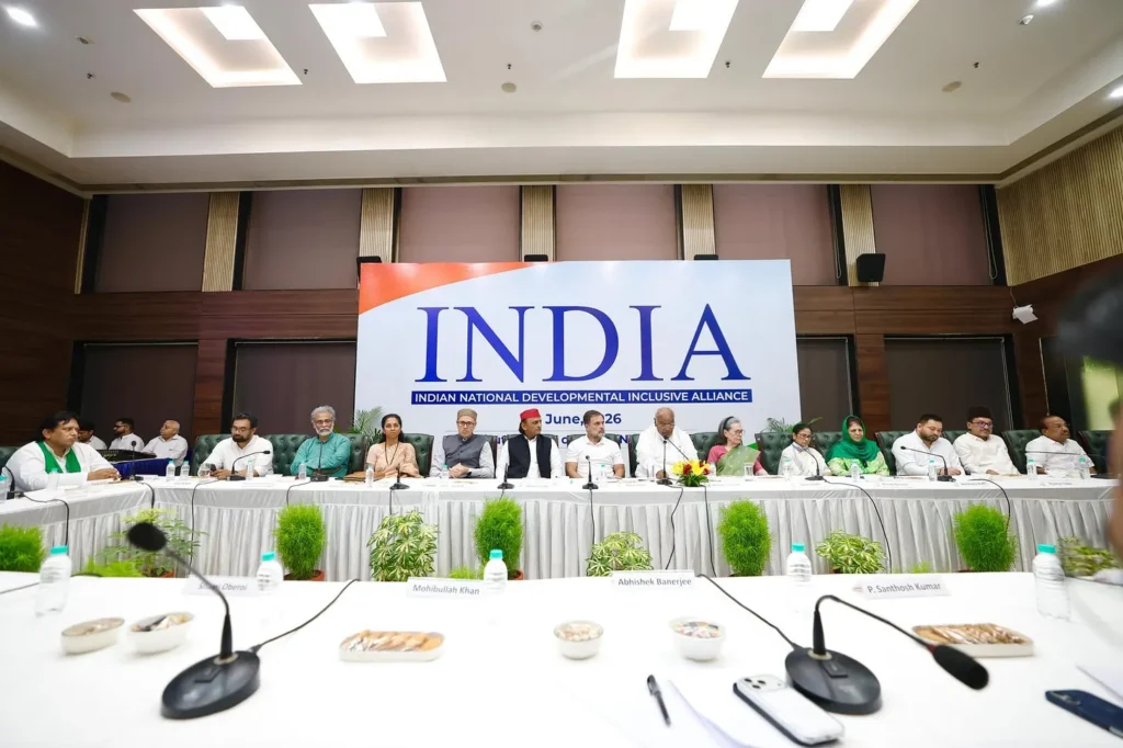 After today’s INDIA bloc meeting in Delhi, five decisions were announced, two major parties were absent-. KBS Sidhu IAS Retd