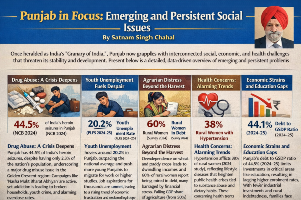 Punjab at a Crossroads: Historical, Social, Geographical and Political Concerns -Satnam Singh Chahal