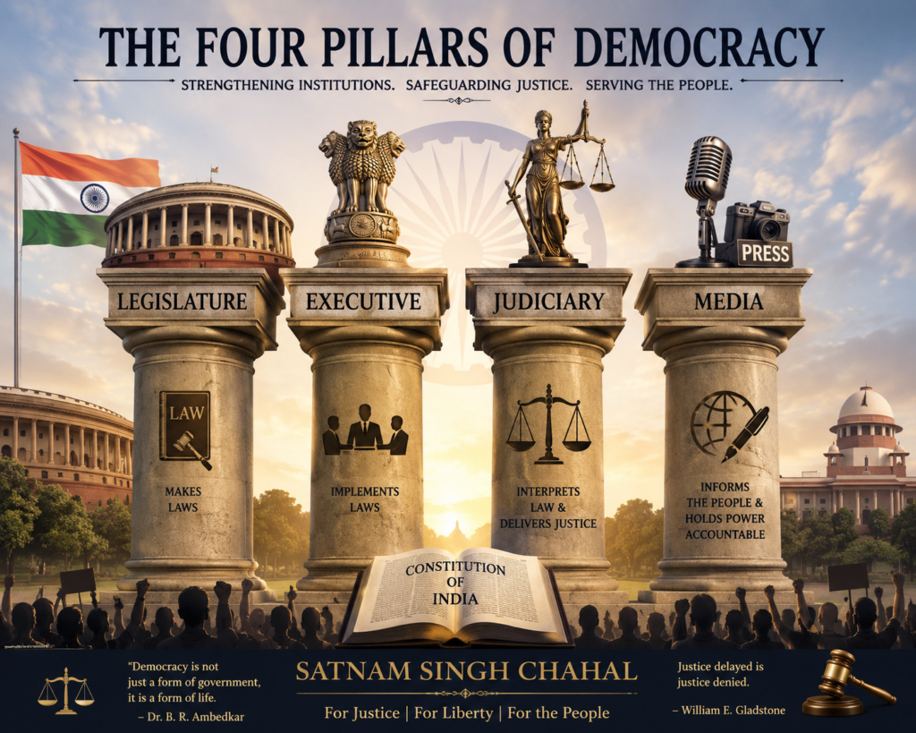 The Four Pillars of Democracy and Their Role in Society