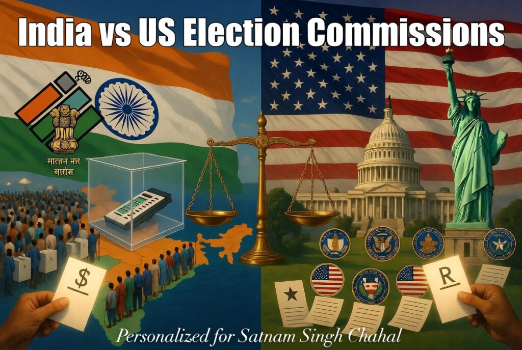 Comparison of the Roles of Election Commissions in India and the United States
