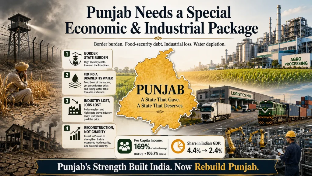 Punjab’s case for economic justice after Partition, wars, food-security extraction and industrial neglect -GPS Mann