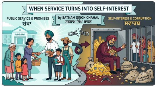 When Service turns into Self-Interest ?