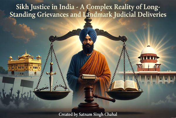 Sikh Justice in India: A Complex Reality of Long-Standing Grievances and Landmark Judicial Deliveries-Satnam Singh Chahal