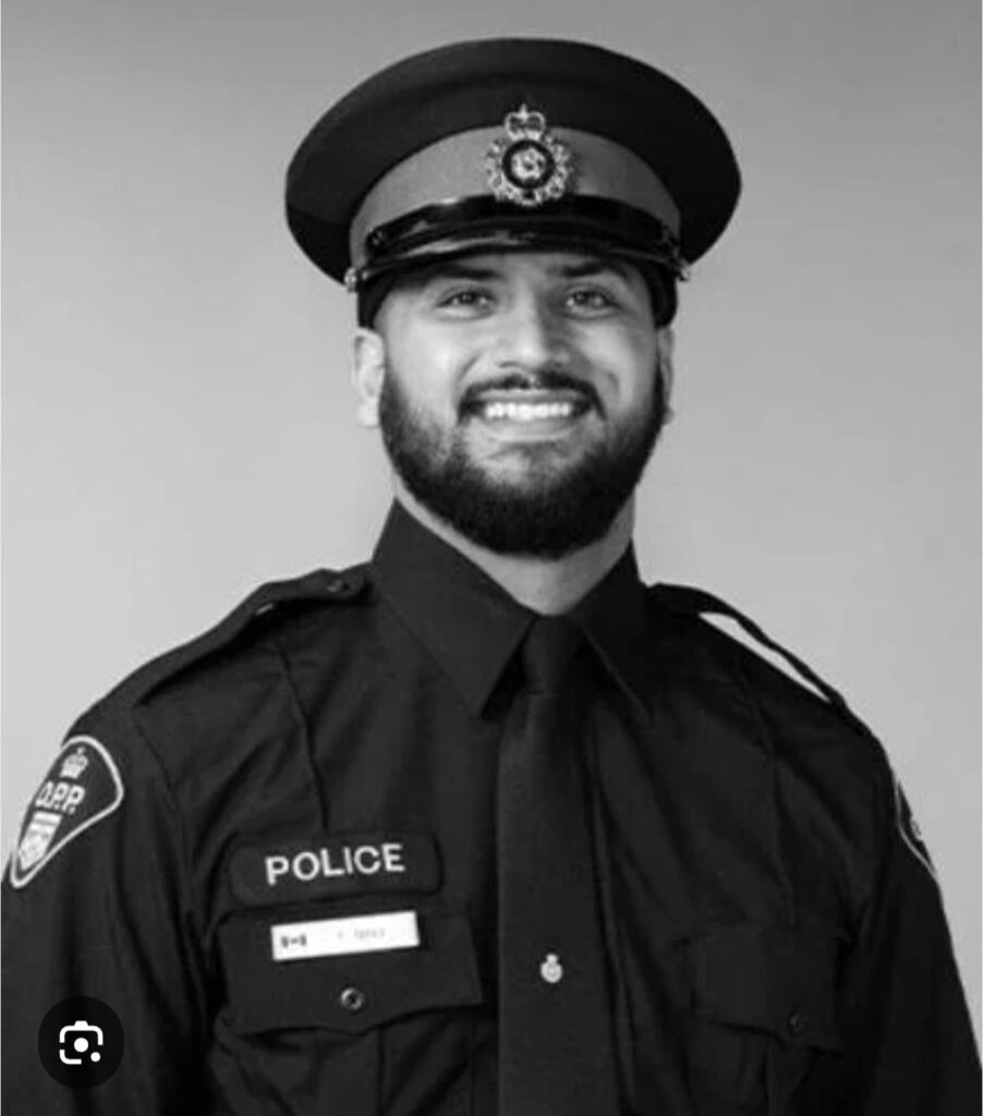 OPP Const. Tarun Bali killed in the line of duty
