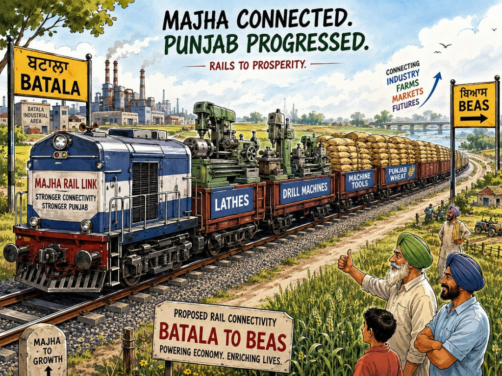 Batala-Qadian-Beas Rail Link: A Century-Old Promise Finally Returns to Majha- GPS Mann