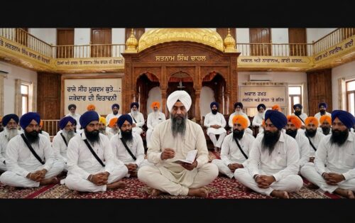A Timeless Warning from Gurbani: Jathedar Recites ‘Rajae Seer Mukadam Kute………(Gurbani Lines)