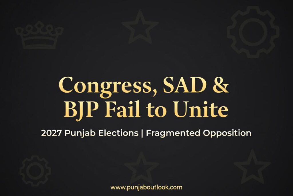Opposition Parties Remain Divided, Unable to Present United Front Against AAP Government in Punjab