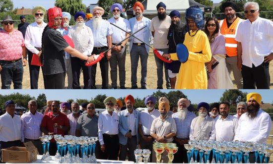 Zora Singh of Baba Fateh Singh Akhara, Woolwich, wins title at 12th UK Gatka Championship