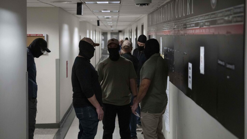 ICE Defends Courthouse Arrests as Safer, DOJ Fights to Conceal Details-Eileen Grench