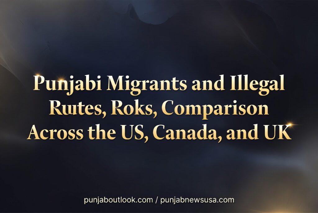 Punjabi Migrants and Illegal Entry: Routes, Risks, and Comparisons Across the US, Canada, and UK