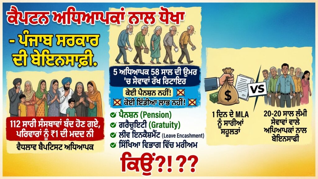 Computer Teachers Allege Injustice by Punjab Government Over Denied Benefits