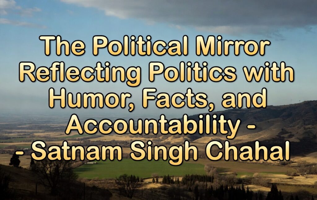 The Political Mirror: Reflecting Politics with Humor, Facts, and Accountability Part-2
