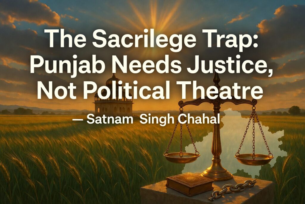 The Sacrilege Trap: Punjab Needs Justice, Not Political Theatre -Satnam Singh Chahal