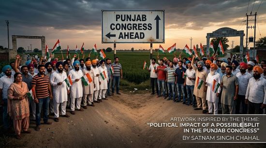 Political Impact of a Possible Split in the Punjab Congress