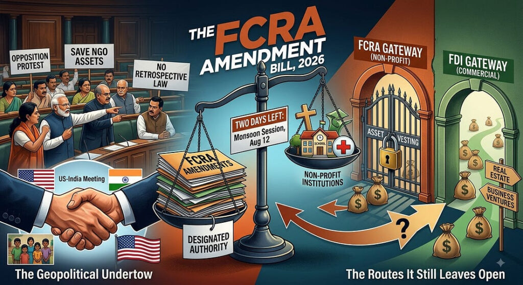 The FCRA Amendment Bill, 2026: What It Wants, Who Is Resisting It, and the Routes It Still Leaves Open -KBS Sidhu