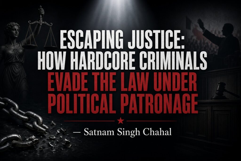 Escaping Justice: How Hardcore Criminals Evade the Law Under Political Patronage