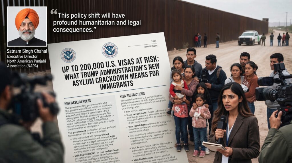 Up to 200,000 U.S. Visas at Risk: What Trump Administration’s New Asylum Crackdown Means for Immigrant