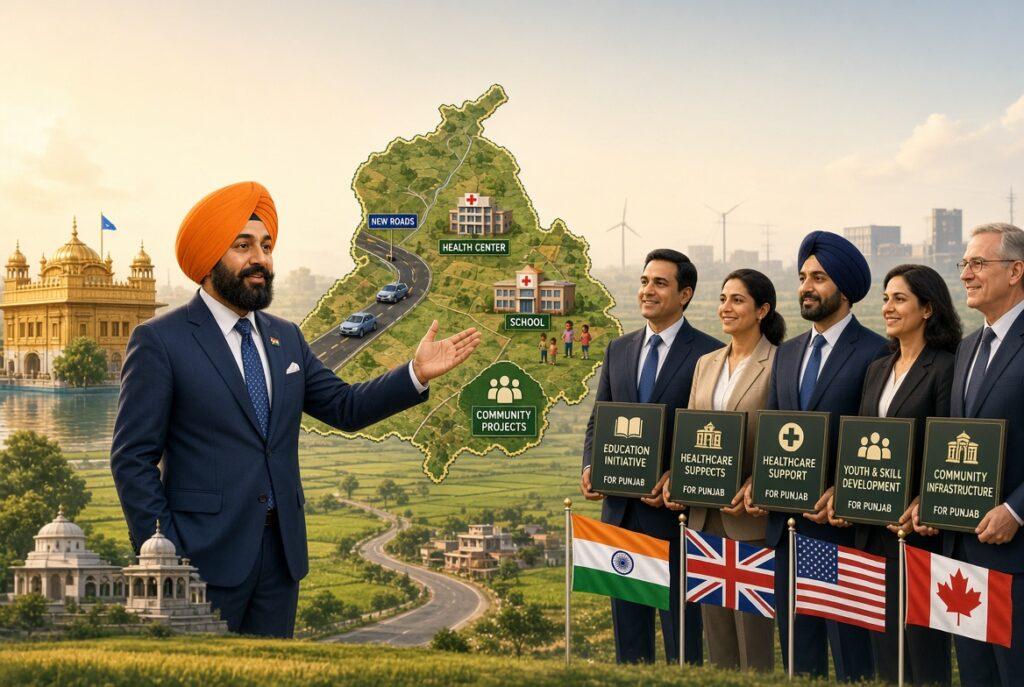 NAPA Urges NRIs in Politics to Follow Tanmanjeet Singh Dhesi’s Example of Giving Back to Punjab