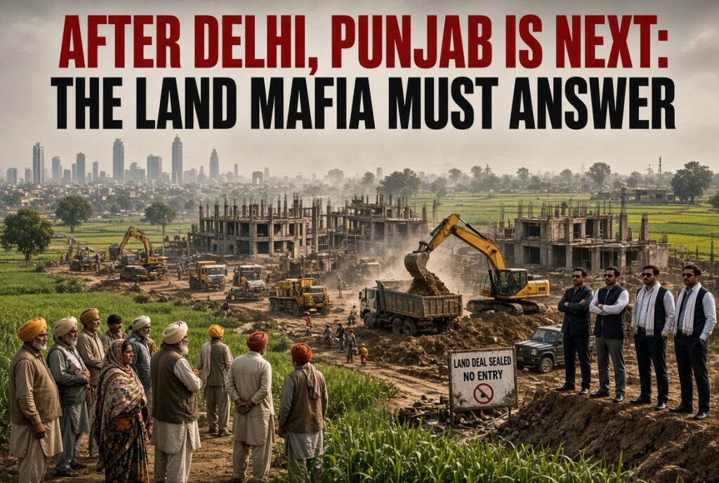 After Delhi, Punjab Is Next: The Land Mafia Must Answer