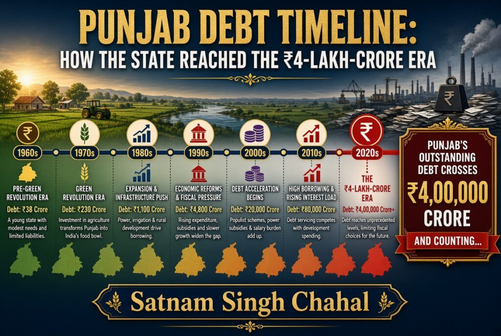 Punjab Debt Timeline: How the State Reached the ₹4-Lakh-Crore Era