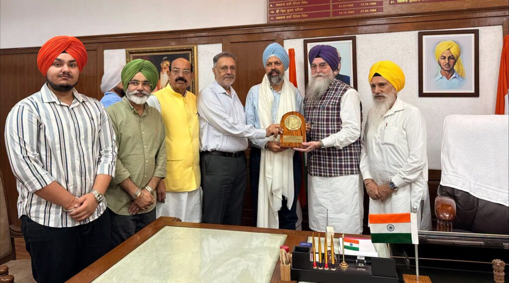 Tanmanjeet Singh Dhesi Honoured by Punjab Government for Efforts for Punjabis Worldwide