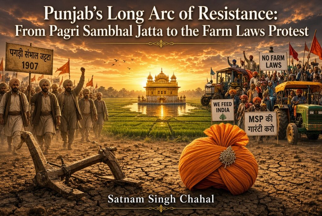 Punjab’s Long Arc of Resistance: From Pagri Sambhal Jatta to the Farm Laws Protest