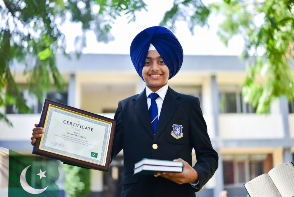 Sikh Student Onkar Singh Makes History with Top Rank in Lahore Board Matric Exams
