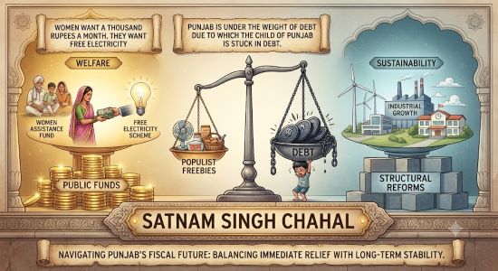 The Fiscal Paradox of Punjab: Welfare, Debt, and Sustainability