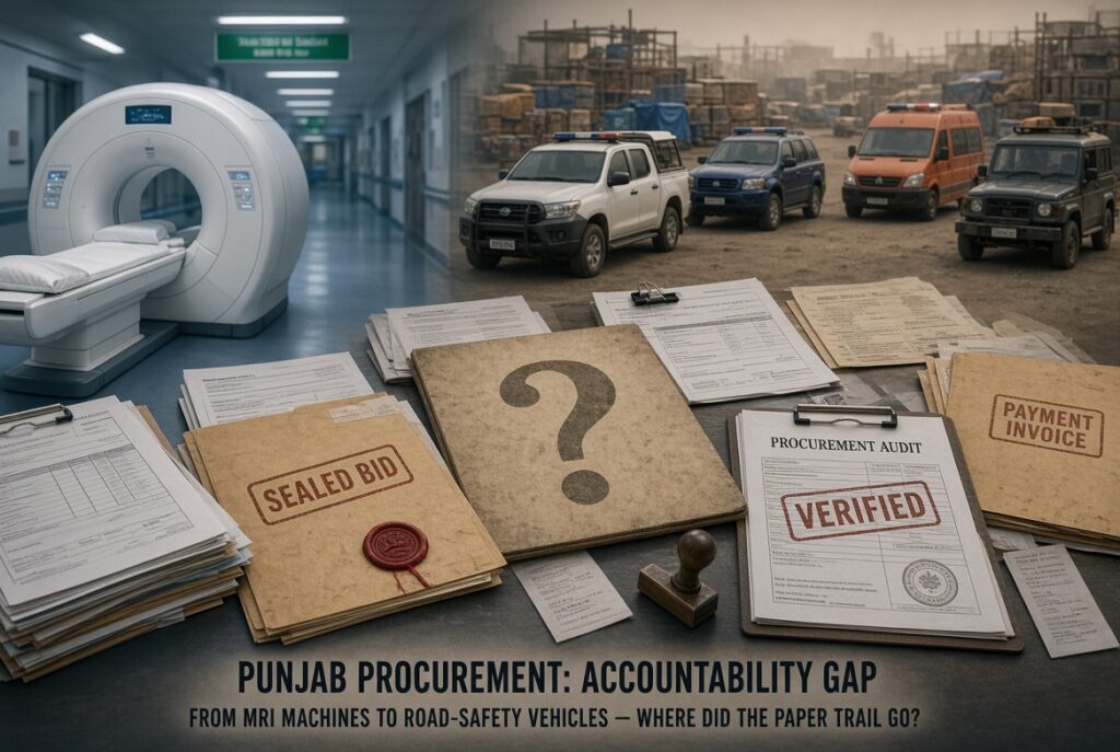Punjab’s Procurement Questions: From MRI Machines to Road-Safety Vehicles-Where Is the Accountability?