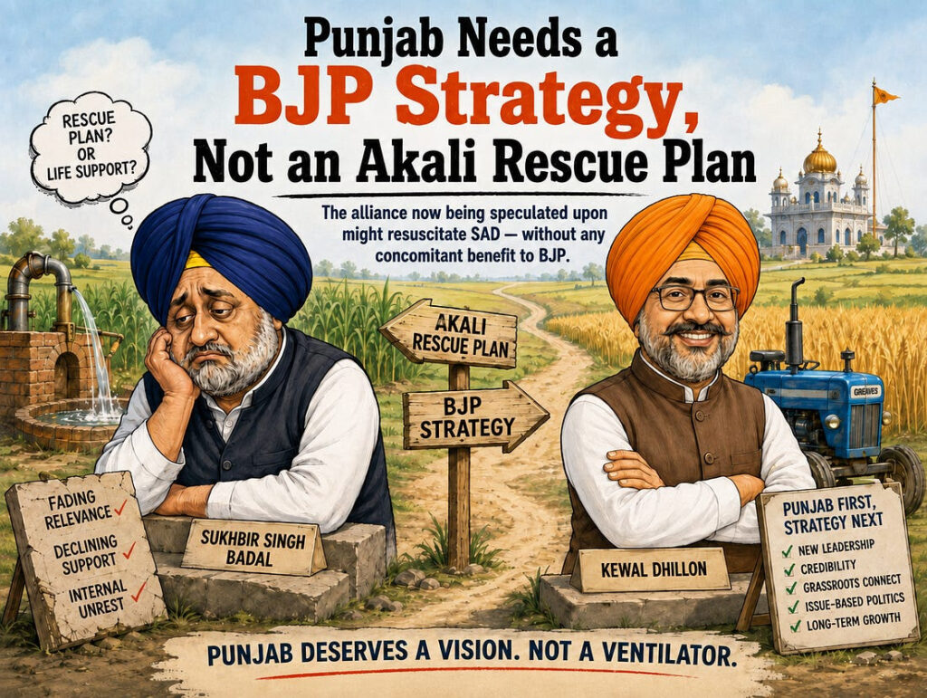 Punjab Needs a BJP Strategy, Not an Akali Rescue Plan-KBS Sidhu IAS Retd