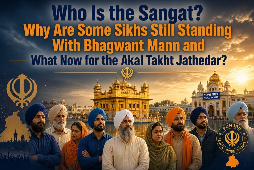 Who Is the Sangat? Why Are Some Sikhs Still Standing With Bhagwant Mann and What Now for the Akal Takht Jathedar?