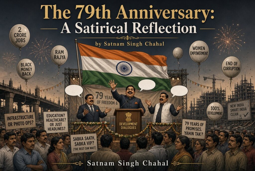 The 79th Anniversary: A Satirical Reflection-Satnam Singh Chahal