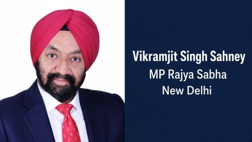 Vikramjit Singh Sahney MP  Condemns Attack on Sukhbir Badal at Hazur Sahib, Says Violence Has No Place in Society