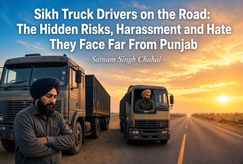 Sikh Truck Drivers on the Road: The Hidden Risks, Harassment and Hate They Face Far From Punjab
