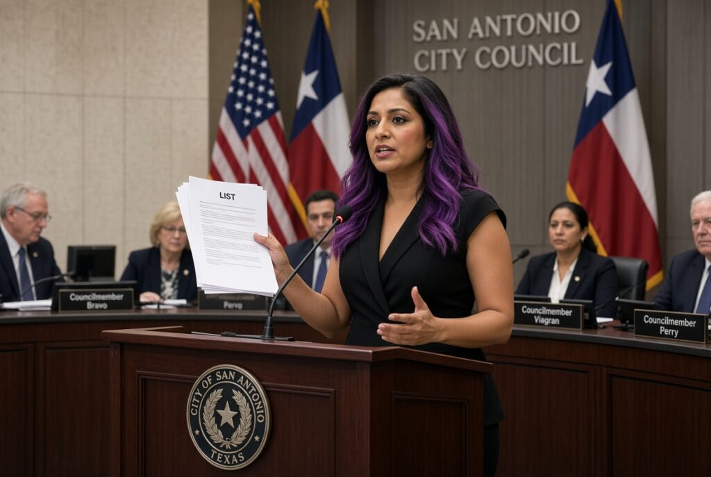 Councilwoman Sukh Kaur stands by the value of her “list” at a June City Council session