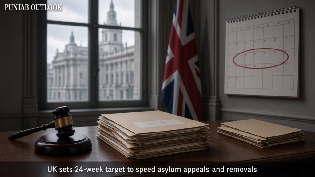 UK sets 24-week target to speed asylum appeals and removals