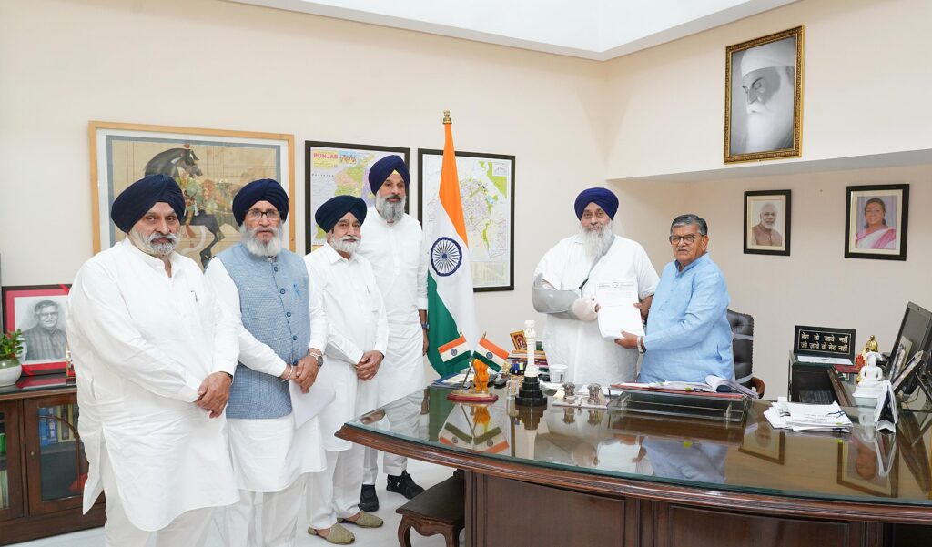 Akali Dal Seeks Governor’s Intervention, CBI Probe Into Alleged ₹5-Crore Bribery Charge