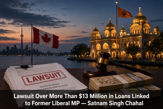 Ontario Sikh Gurudwara Sahib Face Lawsuit Over More Than $13 Million in Loans Linked to Former Liberal MP