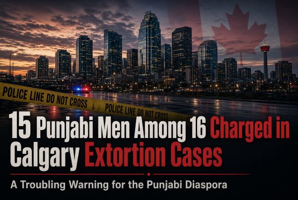 15 Punjabi Men Among 16 Charged in Calgary Extortion Cases: A Troubling Warning for the Punjabi Diaspora