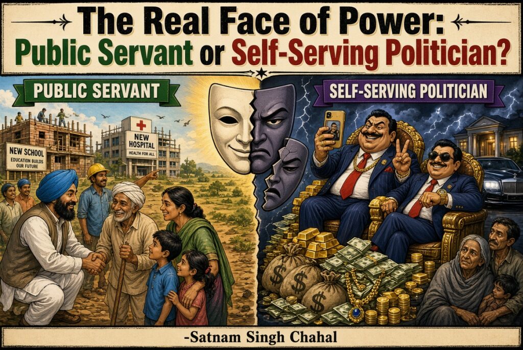 The Real Face of Power: Public Servant or Self-Serving Politician?