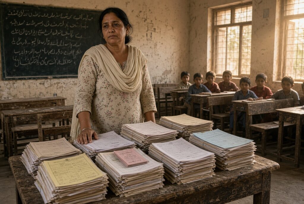 From Classrooms to Ration Cards: Punjab Teachers Burdened With Another Non-Academic Duty
