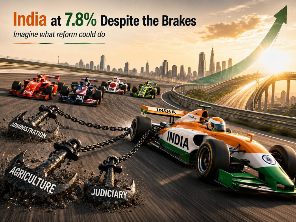 India at 7.8% Despite the Brakes. Imagine What Reforms Could Do-GPS Mann