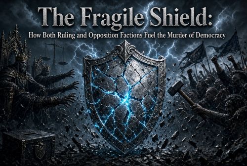 The Fragile Shield: How Both Ruling and Opposition Factions Fuel the “Murder of Democracy”