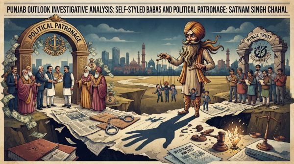 Punjab Outlook Investigative Analysis :Self-Styled Babas and Political Patronage: Satnam Singh Chahal