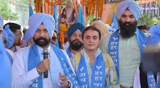 Gurinder Singh Dhillon Participates in Bhagwan Valmiki Ji’s Pragat Diwas Shobha Yatra in Patiala
