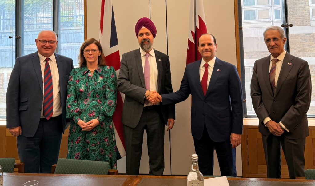 Tanmanjeet Singh Dhesi Hosts Qatar’s Deputy Prime Minister at UK Parliament