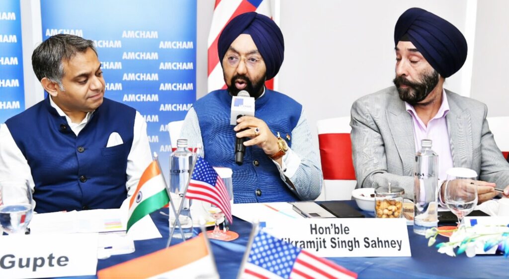 Vikramjit Singh Participates in AMCHAM India Dialogue on Strengthening India–US Trade and Investment