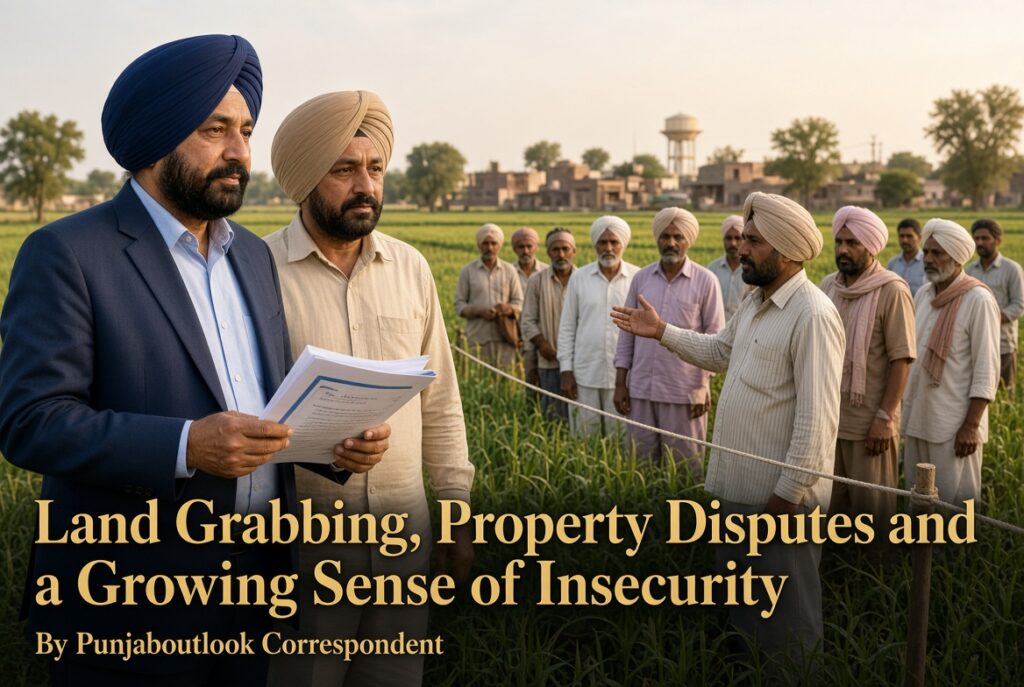 Land Grabbing, Property Disputes and a Growing Sense of Insecurity-By Punjaboutlook Correspondent