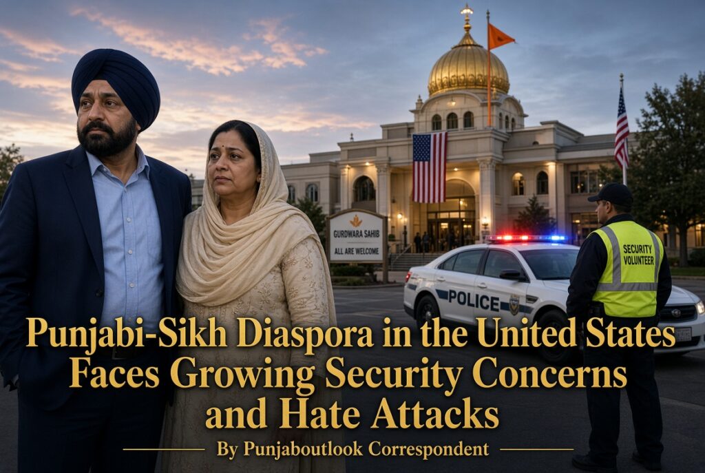 Punjabi-Sikh Diaspora in the United States Faces Growing Security Concerns and  Hate Attacks-By Punjaboutlook Correspondent